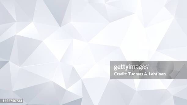 full frame 3d triangular low poly style background in 4k resolution. copy space. - hd backgrounds stock-fotos und bilder