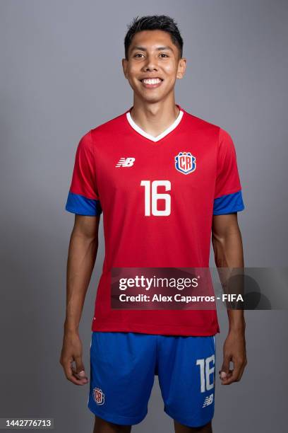 Carlos Martinez of Costa Rica poses during the official FIFA World Cup Qatar 2022 portrait session on November 19, 2022 in Doha, Qatar.