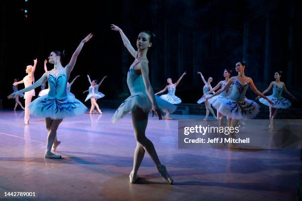 Taras Shevchenko National Opera and Ballet Theatre of Ukraine perform Don Quixote at Kyiv’s National Opera House on November 19, 2022 in Kyiv,...