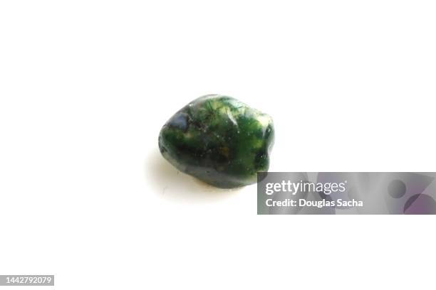 green agate gemstone - jasper mineral stock pictures, royalty-free photos & images