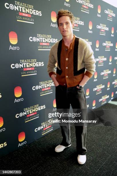 Eddie Redmayne from the film "The Good Nurse" attends Contenders Film: Los Angeles at DGA Theater Complex on November 19, 2022 in Los Angeles,...