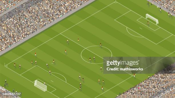 soccer game illustration - intricacy stock illustrations