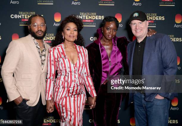 Ryan Coogler, Angela Bassett, Danai Gurira and Kevin Feige from the film "Black Panther: Wakanda Forever" attend Contenders Film: Los Angeles at DGA...