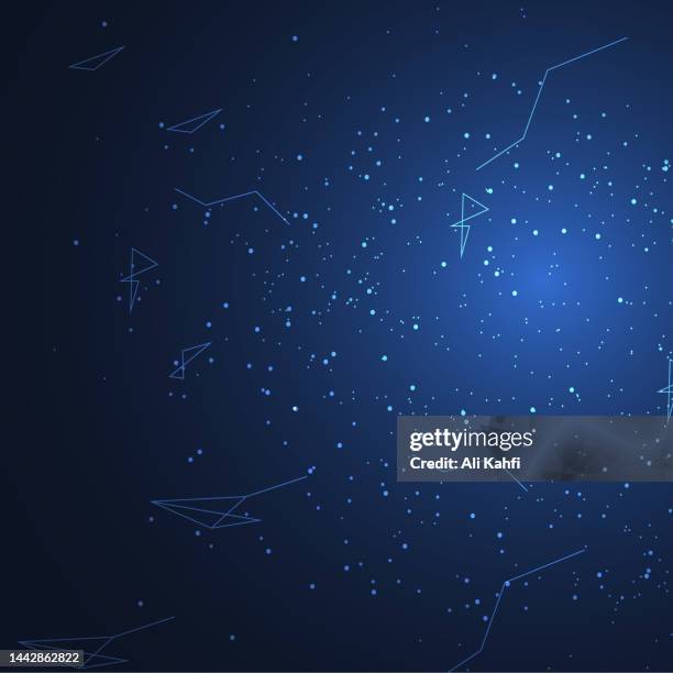 abstract network background - virtual queue vector stock illustrations