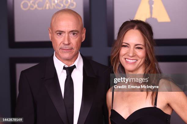 Robert Downey Jr. And Susan Downey attend the Academy of Motion Picture Arts and Sciences 13th Governors Awards at Fairmont Century Plaza on November...