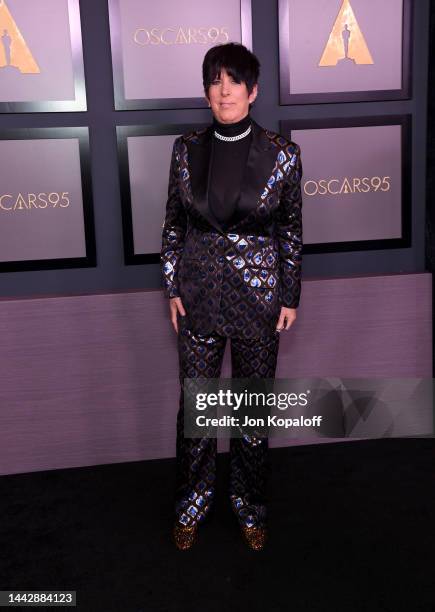 Diane Warren attends the Academy of Motion Picture Arts and Sciences 13th Governors Awards at Fairmont Century Plaza on November 19, 2022 in Los...