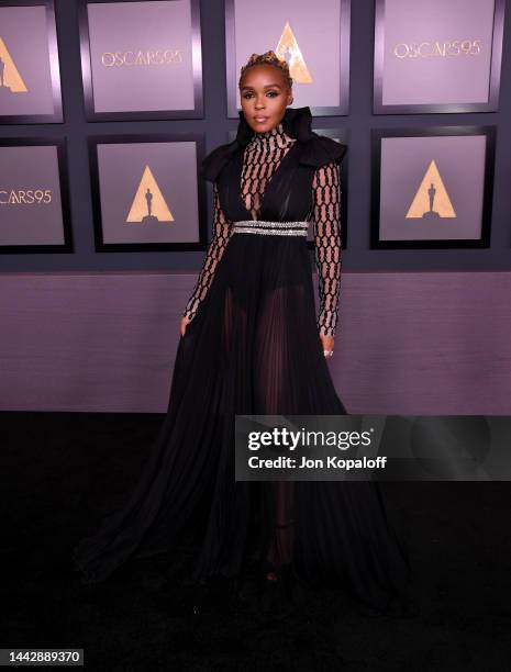 Janelle Monáe attends the Academy of Motion Picture Arts and Sciences 13th Governors Awards at Fairmont Century Plaza on November 19, 2022 in Los...