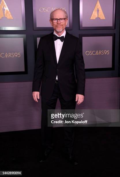 Ron Howard attends the Academy of Motion Picture Arts and Sciences 13th Governors Awards at Fairmont Century Plaza on November 19, 2022 in Los...