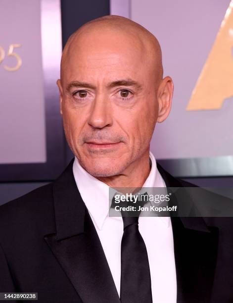 Robert Downey Jr. Attends the Academy of Motion Picture Arts and Sciences 13th Governors Awards at Fairmont Century Plaza on November 19, 2022 in Los...