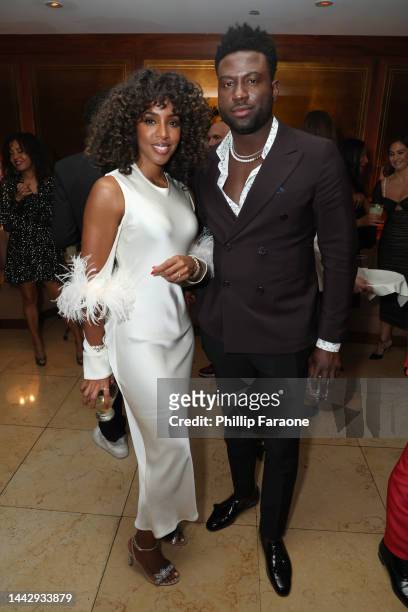 Kelly Rowland and Sinqua Walls attend the Paramount Pictures' Post Governors Awards Party hosted by President & CEO, Brian Robbins, at the Sunset...