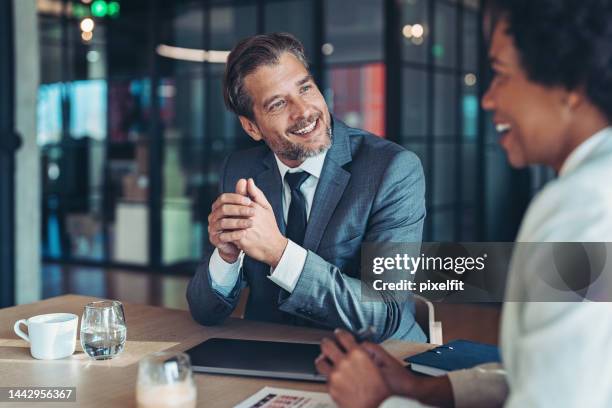 business talk - asset manager stock pictures, royalty-free photos & images