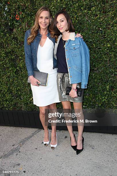 Jacqui Getty Gia Coppola attend the MOCA Los Angeles Presents "Rebel" Exhibition Opening and Reception on May 12, 2012 in Los Angeles, California.