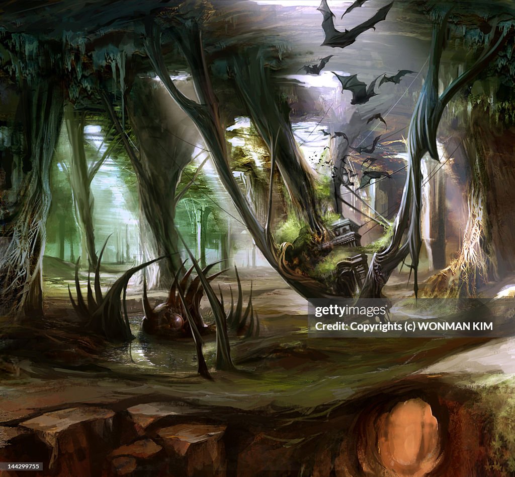 Catacomb concept art