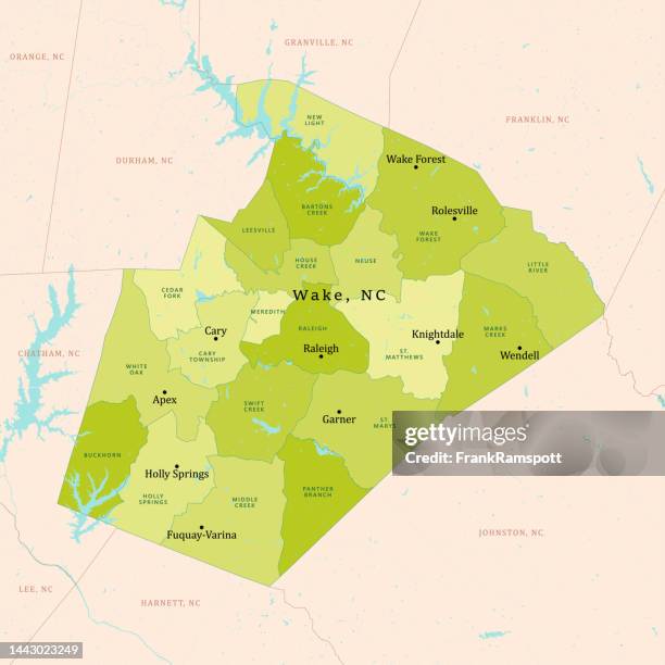 nc wake county vector map green - raleigh 幅插畫檔、美工圖案、卡通及圖標