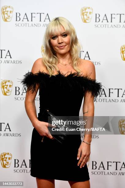 Danni Menzies attends the British Academy Scotland Awards at DoubleTree by Hilton on November 20, 2022 in Glasgow, Scotland.