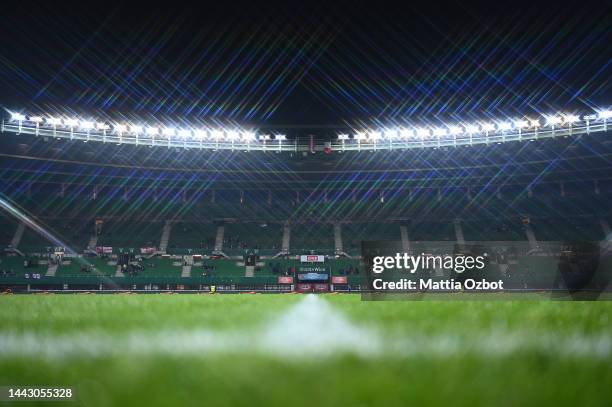 General view inside the stadium before the friendly match between Austria and Italy at Ernst Happel Stadion on November 20, 2022 in Vienna, Austria.