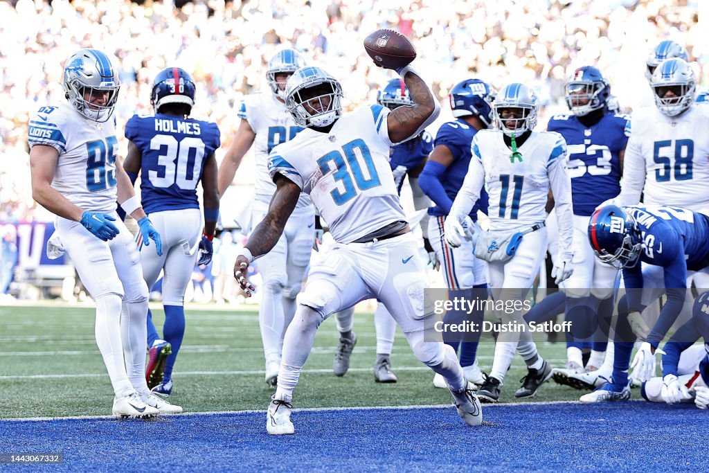 Detroit Lions v New York Giants
