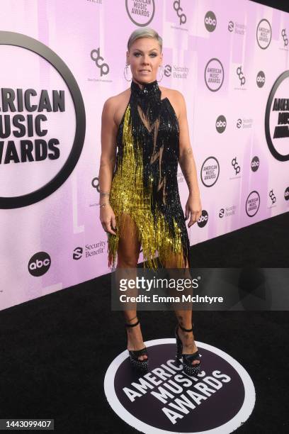 Nk attends the 2022 American Music Awards at Microsoft Theater on November 20, 2022 in Los Angeles, California.