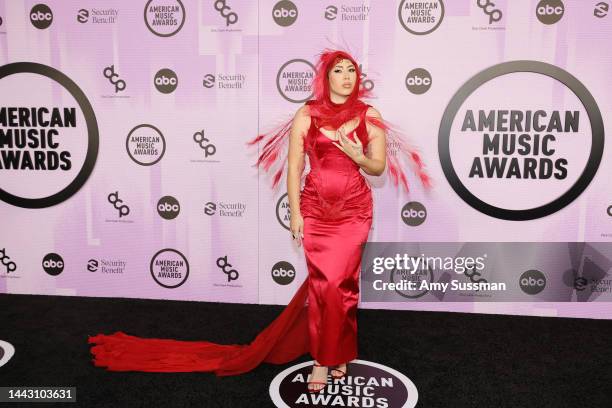 Kali Uchis attends the 2022 American Music Awards at Microsoft Theater on November 20, 2022 in Los Angeles, California.