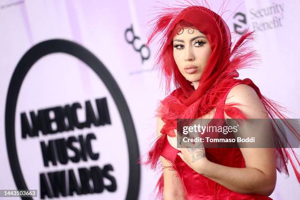 Kali Uchis attends the 2022 American Music Awards at Microsoft Theater on November 20, 2022 in Los Angeles, California.
