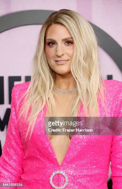 Meghan Trainor attends the 2022 American Music Awards at Microsoft Theater on November 20, 2022 in Los Angeles, California.