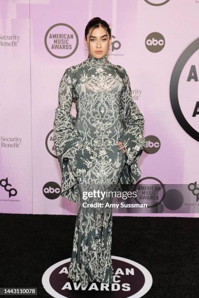 Lauren Jauregui attends the 2022 American Music Awards at Microsoft Theater on November 20, 2022 in Los Angeles, California.