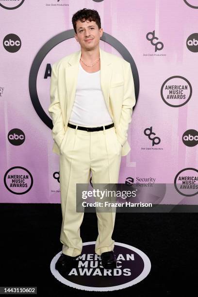 Charlie Puth attends the 2022 American Music Awards at Microsoft Theater on November 20, 2022 in Los Angeles, California.