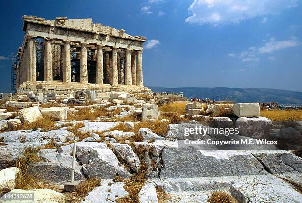 parthenon temple - parthenon aten bildbanksfoton och bilder