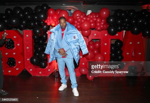 Busta Rhymes Celebrates "The Fuse Is Lit" EP Release With Party at The Ned NoMad on November 19, 2022 in New York City.