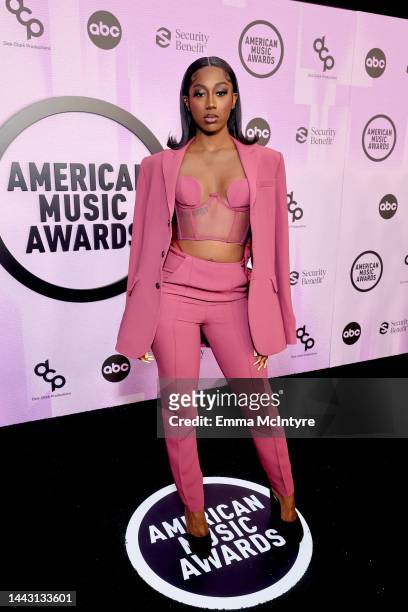 Flo Milli attends the 2022 American Music Awards at Microsoft Theater on November 20, 2022 in Los Angeles, California.
