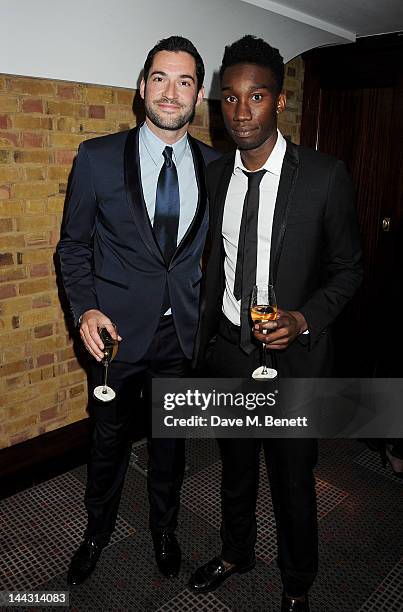 Actors Tom Ellis and Nathan Stewart-Jarrett attend the British Academy Television Craft Awards at The Brewery on May 13, 2012 in London, England.