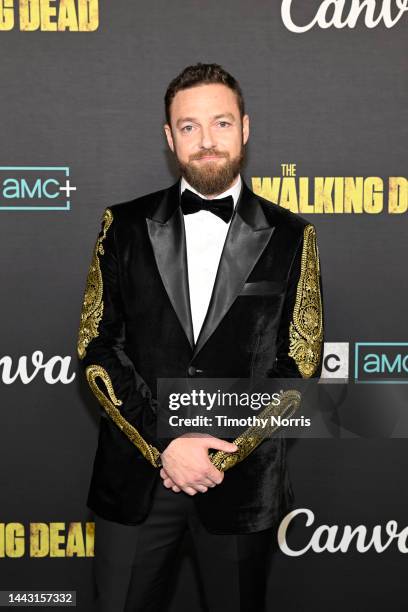 Ross Marquand arrives at The Walking Dead Live: The Finale Event at The Orpheum Theatre on November 20, 2022 in Los Angeles, California. (Photo by...