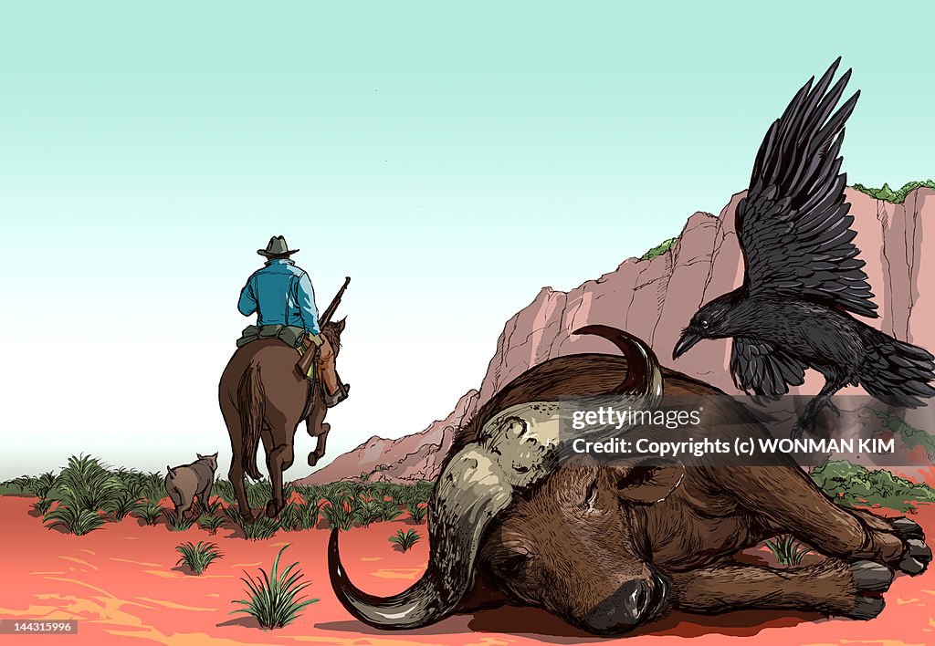 Buffalo hunting