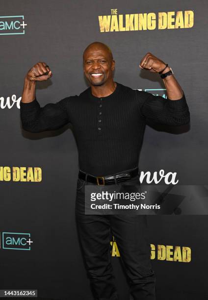 Terry Crews arrives at The Walking Dead Live: The Finale Event at The Orpheum Theatre on November 20, 2022 in Los Angeles, California. (Photo by...