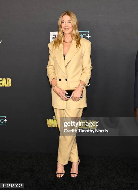 Jenna Elfman arrives at The Walking Dead Live: The Finale Event at The Orpheum Theatre on November 20, 2022 in Los Angeles, California. (Photo by...