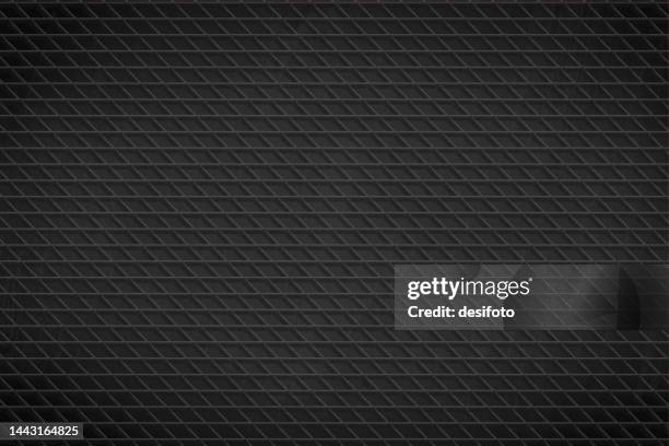black colored narrow crisscross checkered pattern horizontal blank empty vector backgrounds with criss cross lines like waffle textured effect all over - herringbone background stock illustrations