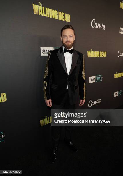 Ross Marquand arrives at The Walking Dead Live: The Finale Event at The Orpheum Theatre on November 20, 2022 in Los Angeles, California.