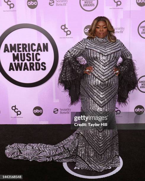 Yola attends the 2022 American Music Awards at Microsoft Theater on November 20, 2022 in Los Angeles, California.