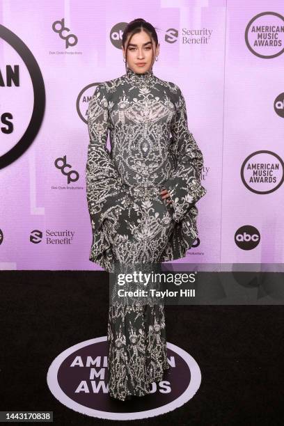 Lauren Jauregui attends the 2022 American Music Awards at Microsoft Theater on November 20, 2022 in Los Angeles, California.