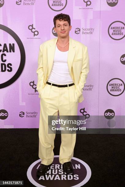 Charlie Puth attends the 2022 American Music Awards at Microsoft Theater on November 20, 2022 in Los Angeles, California.