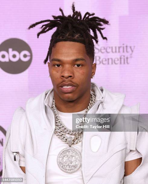 Lil Baby attends the 2022 American Music Awards at Microsoft Theater on November 20, 2022 in Los Angeles, California.