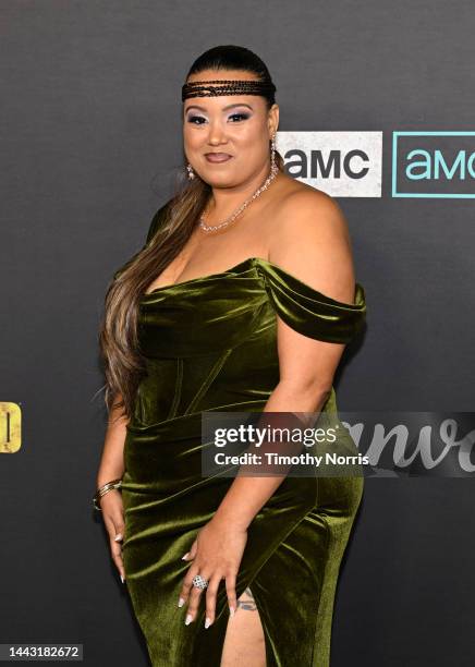 Nadine Marissa arrives at The Walking Dead Live: The Finale Event at The Orpheum Theatre on November 20, 2022 in Los Angeles, California. (Photo by...