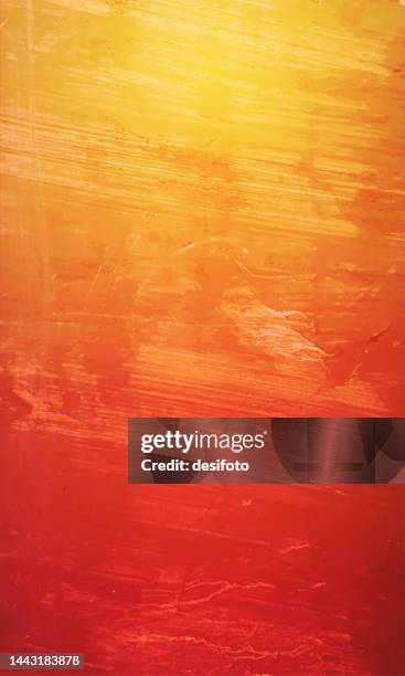 lebendiges rustikales leuchtendes orange, ziegelrot, gelb gefärbtes leeres und leeres buntes feuer wie heftige vektorhintergründe in selbstgrunge-textur und farbverlaufseffekt wie ein ölgemälde eines künstlers - oranger hintergrund stock-grafiken, -clipart, -cartoons und -symbole