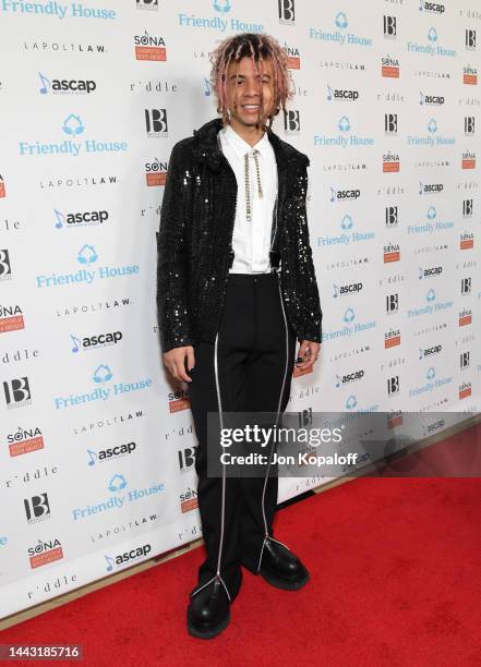 Iann dior attends Friendly House 32nd Annual Awards Luncheon at The Beverly Hilton on November 19, 2022 in Beverly Hills, California.