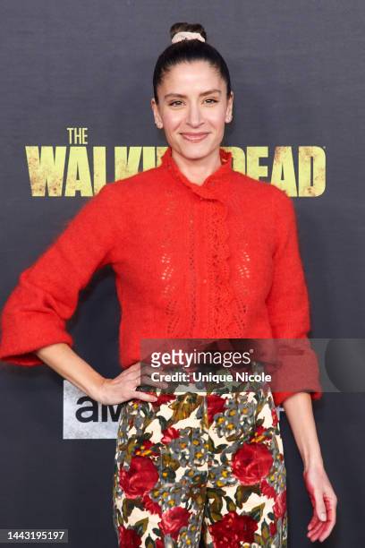 Mercedes Mason arrives at The Walking Dead Live: The Finale Event at The Orpheum Theater on November 20, 2022 in Los Angeles, California.