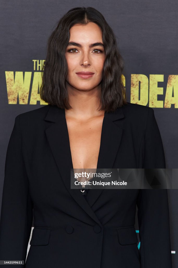 Alanna Masterson arrives at The Walking Dead Live: The Finale Event