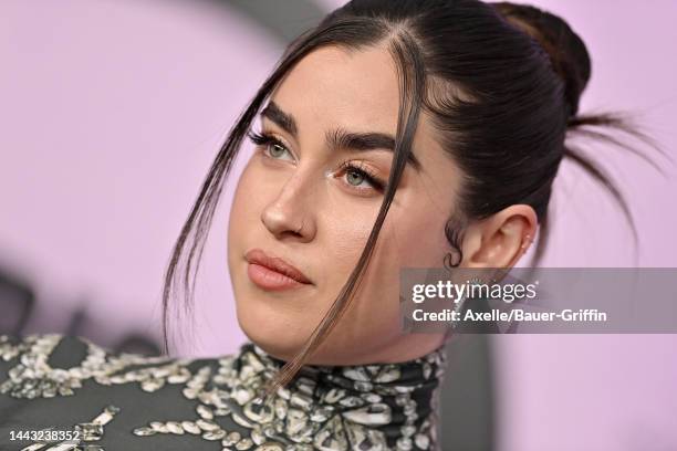 Lauren Jauregui attends the 2022 American Music Awards at Microsoft Theater on November 20, 2022 in Los Angeles, California.