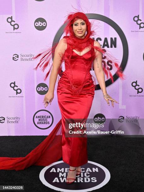 Kali Uchis attends the 2022 American Music Awards at Microsoft Theater on November 20, 2022 in Los Angeles, California.