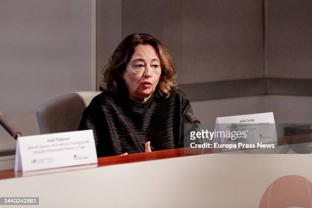 The Corporate Head of the Breast Area of Ribera Salud, Julia Camps, takes part in the round table discussion. 'Cancer and women: multidisciplinary...