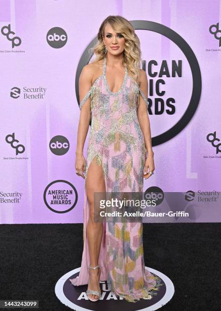 Carrie Underwood attends the 2022 American Music Awards at Microsoft Theater on November 20, 2022 in Los Angeles, California.